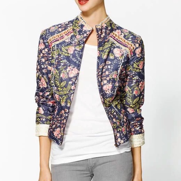 Free People Meadow Jacket In Navy Combo 
